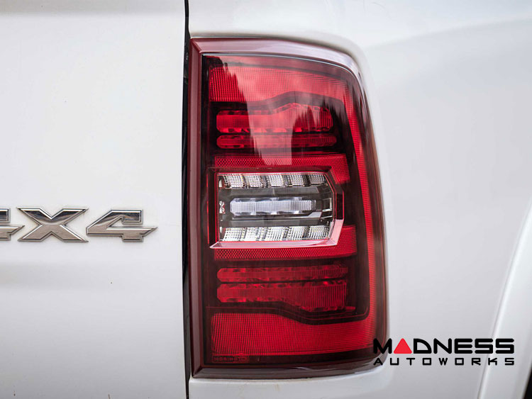 Dodge Ram LED Taillights - XB Series - Morimoto - Red - 2009-2018
